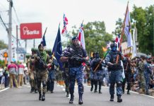 Presidente Abinader encabeza desfile cívico-militar y policial en conmemoración del 182 aniversario de la Batalla del 19 de Marzo
