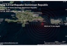 Sismo de magnitud 5.0 sacude el este de República Dominicana