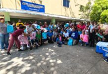 Azul Podcast y Tigres del Licey regalan útiles escolares a estudiantes con discapacidad múltiple