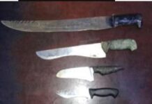 Policía ocupa 12 armas blancas e interviene cuatro puntos durante operativos en San Cristóbal